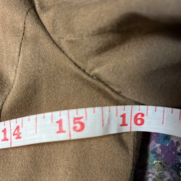 Forever 21 (Forever XXI) Women’s Size S Brown Tan & White One Button Blazer $30 - Picture 12 of 12